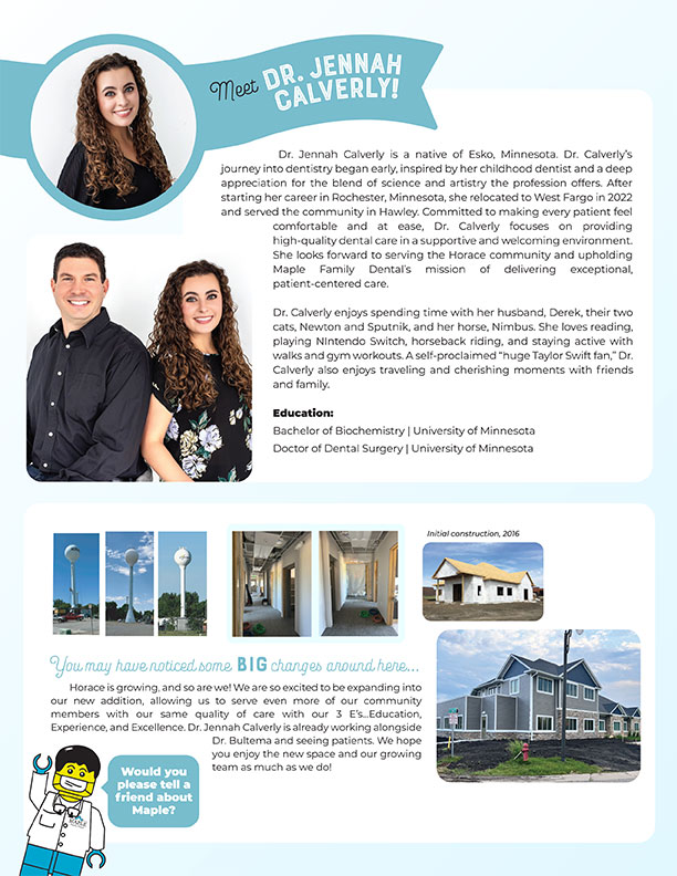 Maple Family Dental August 2025 Newsletter